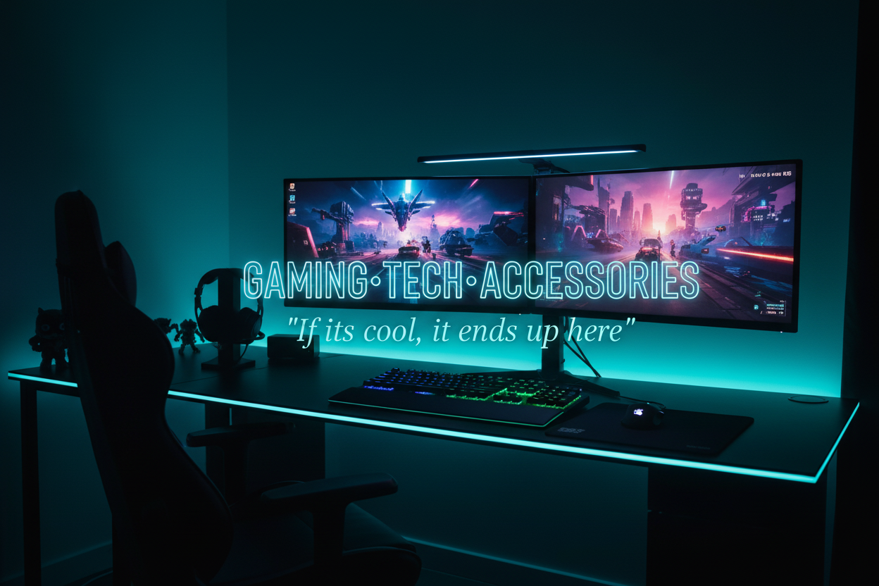 Gaming Banner with Quotation Marks